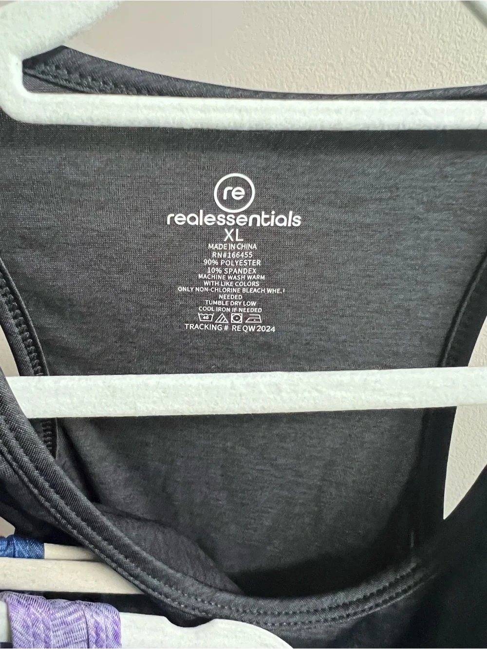 NWOT Real Essentials 5 Athletic tank bundle Racerback dry fit XL - Picture 2 of 7